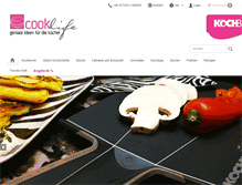 Tablet Screenshot of cooklife.de